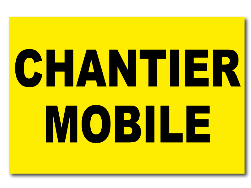 Panneau Chantier Mobile
