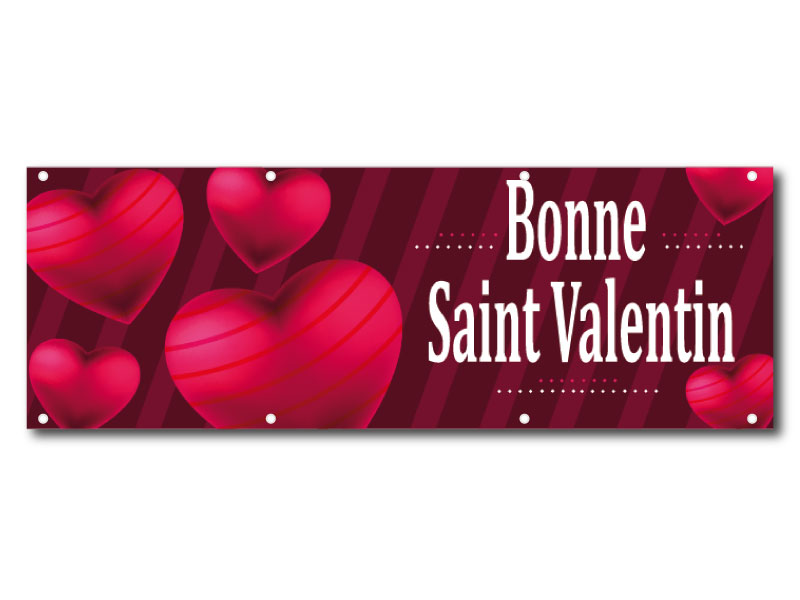 "Amour" Saint Valentin - Banderole