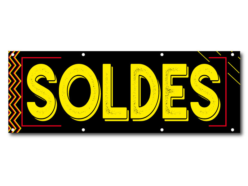 Soldes style moderne - Banderole 