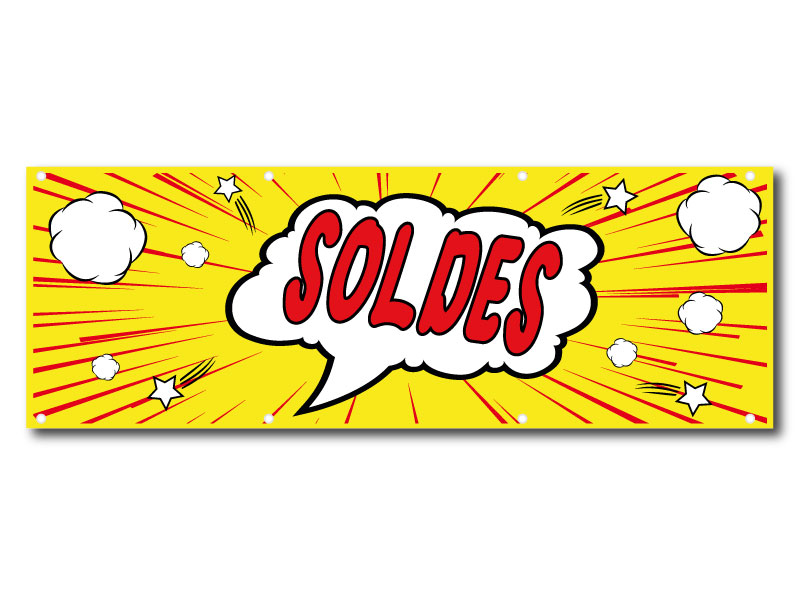 Soldes Pop Art - Banderole