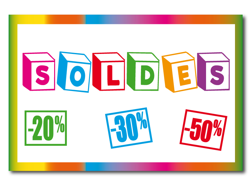 Soldes jouet cubes - Panneau