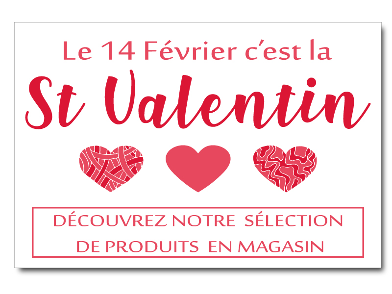 Lovely St Valentin - Panneau